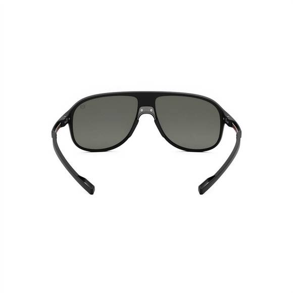 NEW TAG HEUER unisex bolide aviator non-polarized sunglasses in black